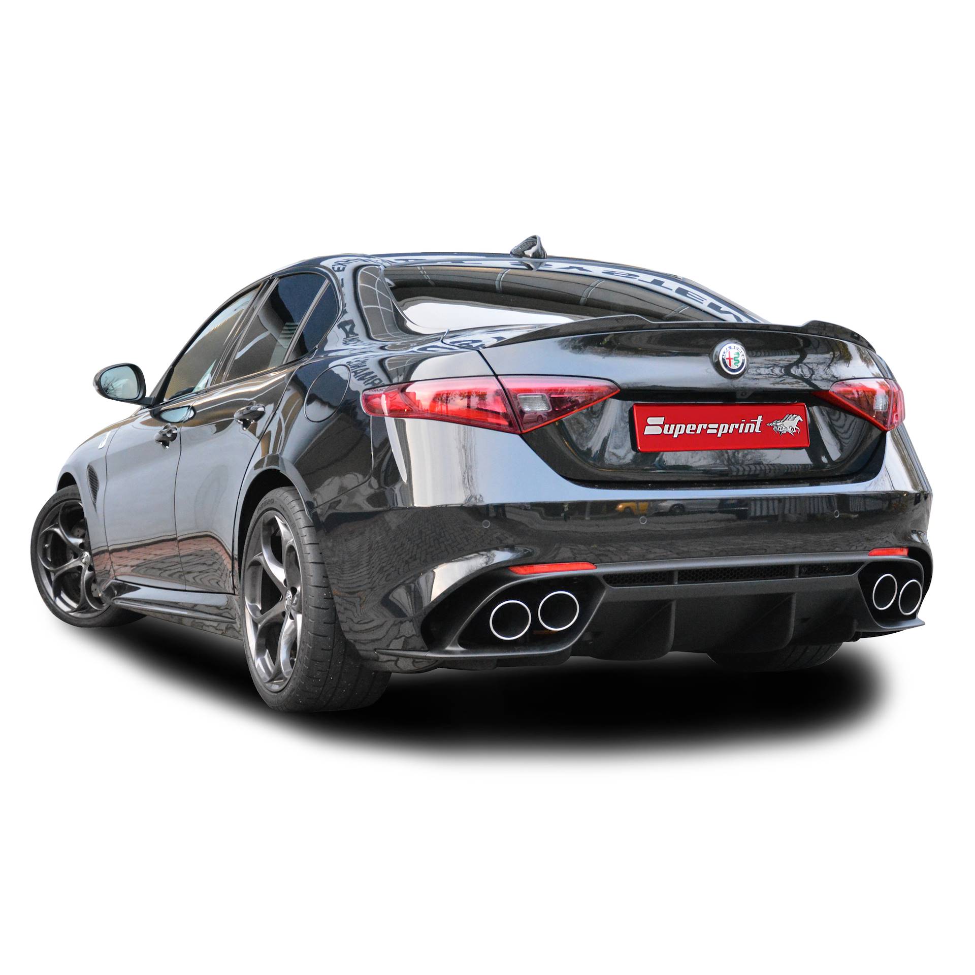 Nouveaux système d'échappement Supersprint pour ALFA ROMEO GIULIA QUADRIFOGLIO 2.9T V6 Bi-Turbo 2016 ->